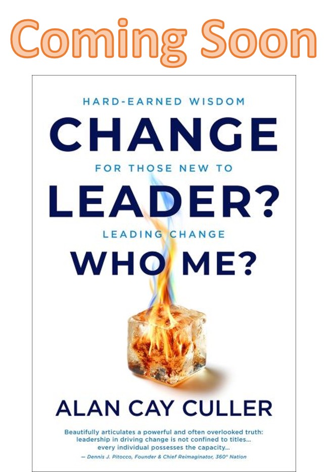 Change Leader?<br />
Who Me ? Cover